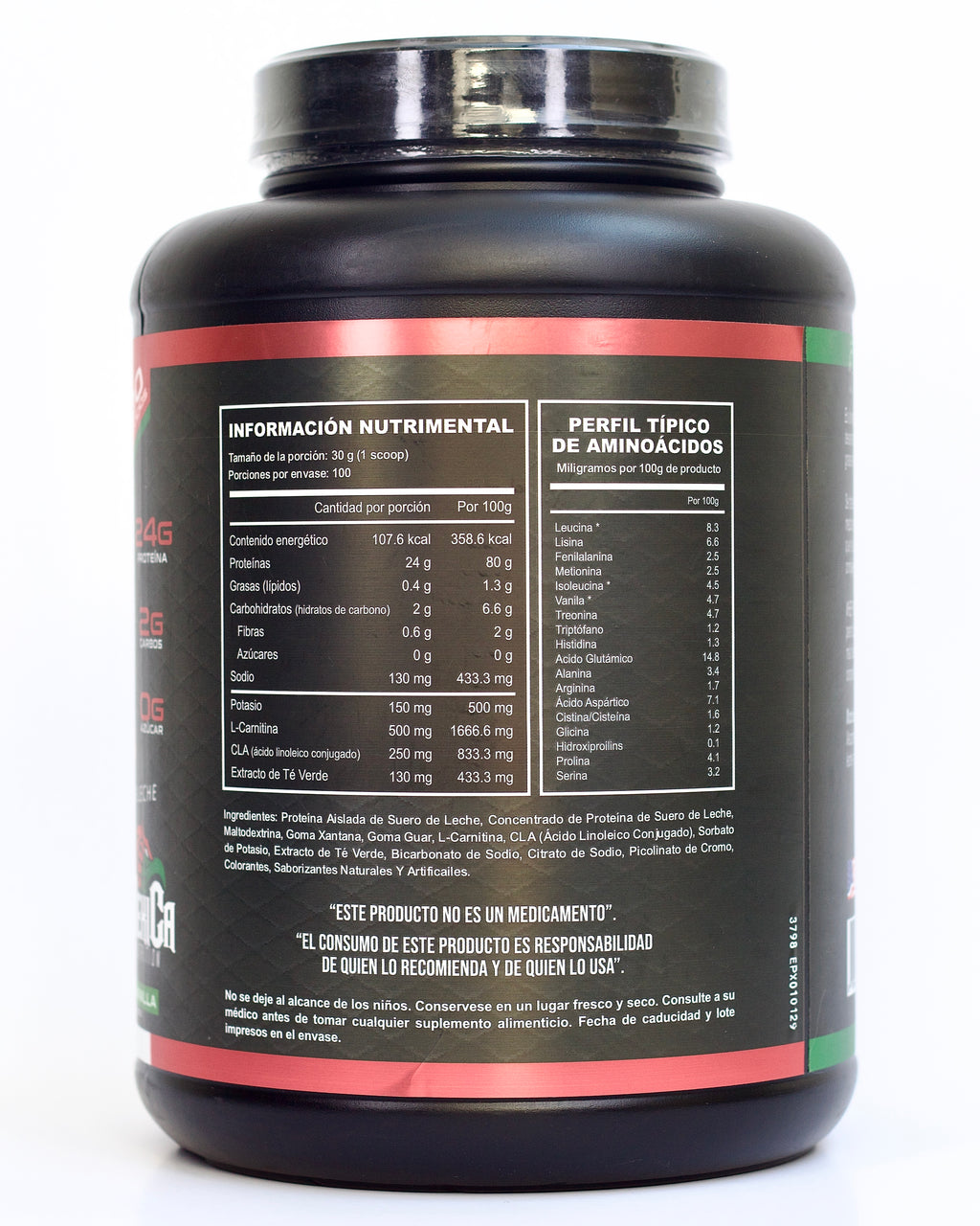 Whey Ripped CLA + Carnitina Mexica Nutrition 3 kg