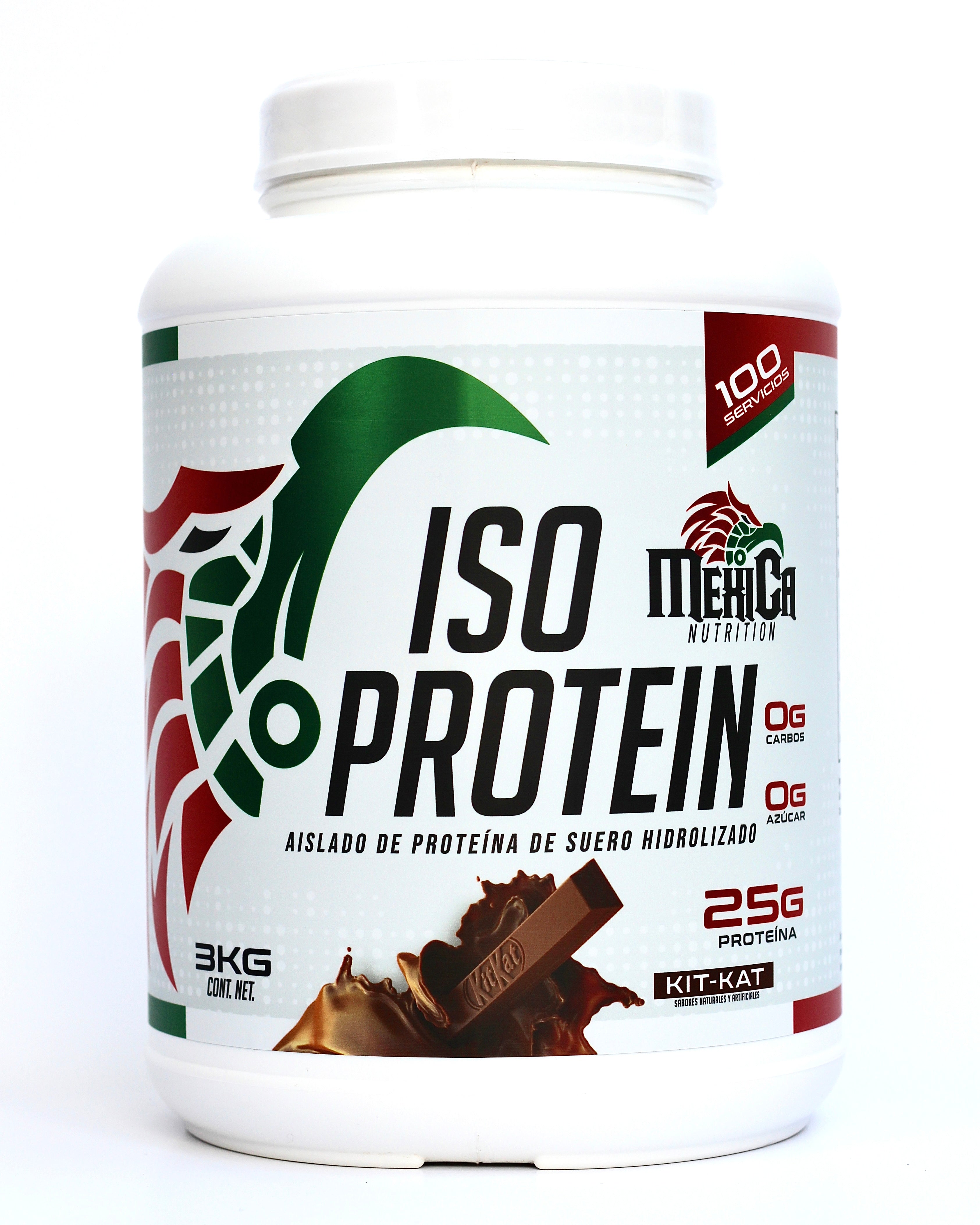 ISO Protein Mexica Nutrition 3 kg Aislado de Suero Hidrolizado